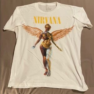 NWOT Nirvana in utero album graphic tee
